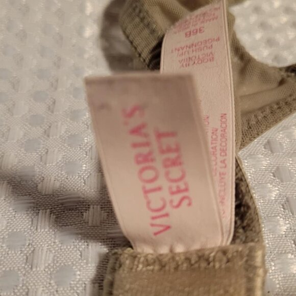 36B Body by Victoria Lace Padded Biege Lined Pigeonnet push up bra - Picture 4 of 5